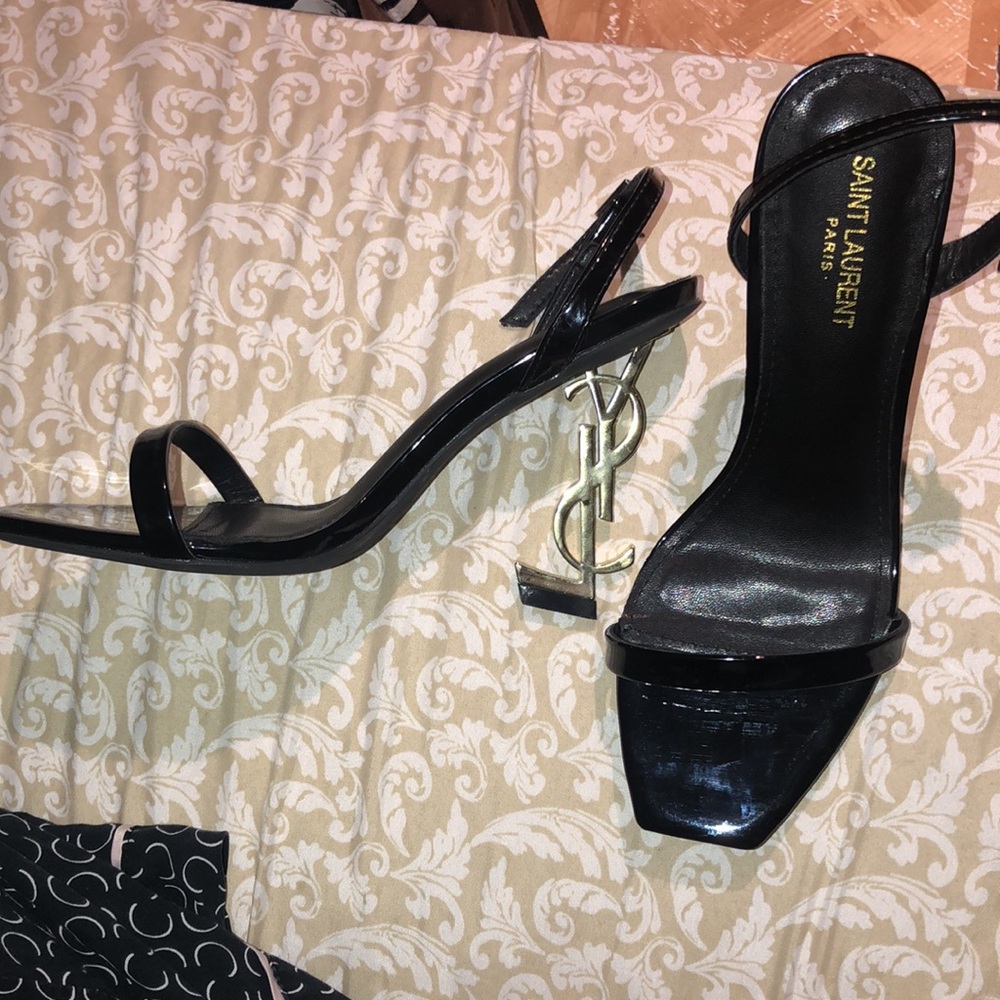 Saint Laurent Black Women's Sandals